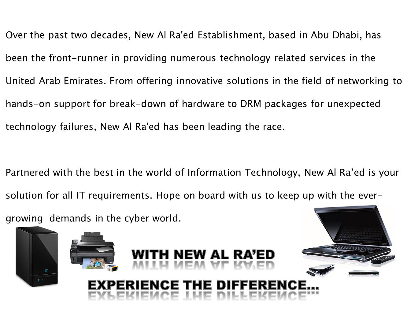Welcome To New Al Raed, Abu Dhabi, U.A.E.